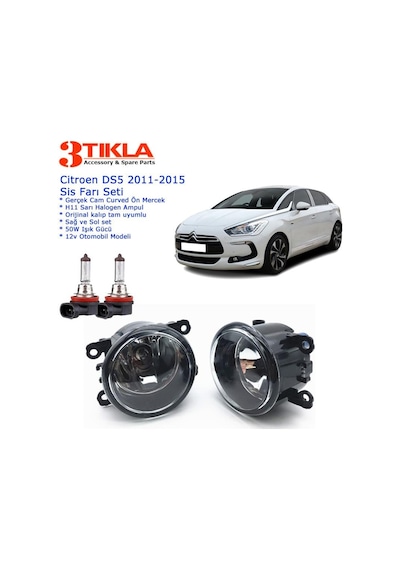 Citroen Ds5 2014 Sis Farı Set Oem: 8200074008
