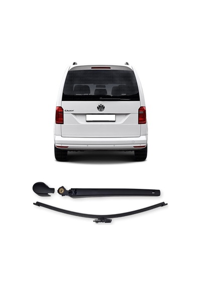 Vw Volkswagen Caddy 2016-2020 Uyumlu Arka Cam Silecek Kolu Ve Süpürgesi Takım 2k5955707