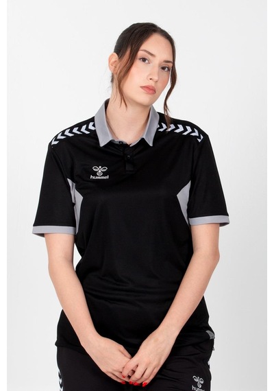 Hummel Otantik Polo Yaka Kamp Tişört Siyah