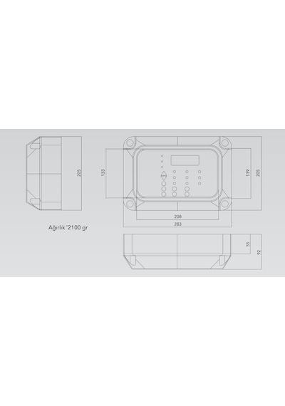 Etna Hydropan4d-aps İkili Hidrofor/dalgıç Panosu 380v-2x7,5 Kw