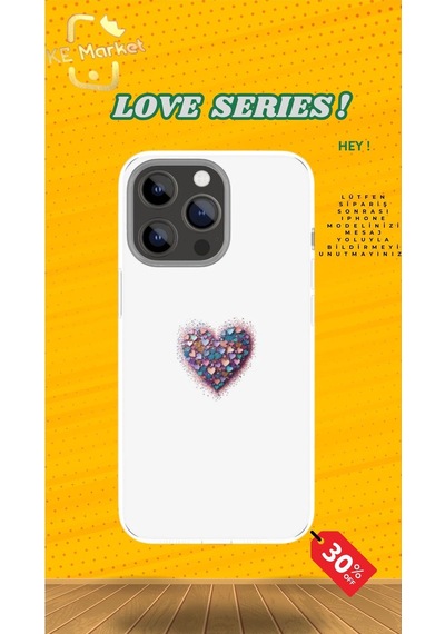 Kalp Series Apple Uyumlu iPhone Tüm Modellere Kılıf 678x111213141516 Plus