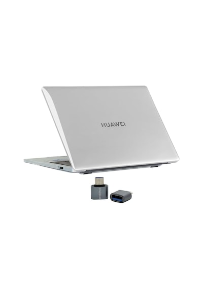 Huawei Matebook 14 Kılıf Uyumlu Kristal Parlak Sert Hard Case İnce Hafif Darbe Çizilme Koruma 2021-2023 Şeffaf Belirtilmemiş
