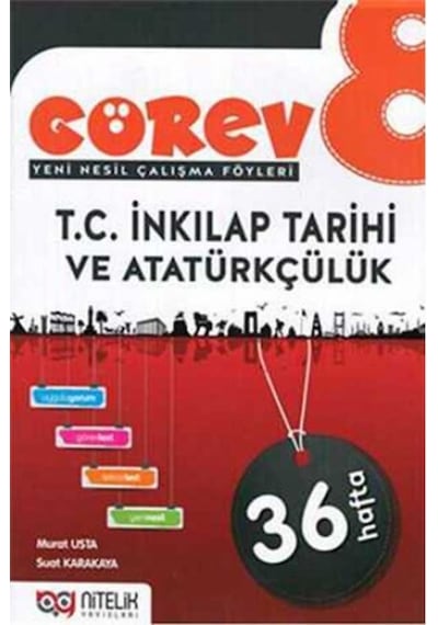 Nitelik Yayınları 8. Sınıf Görev İnkılap Tarihi