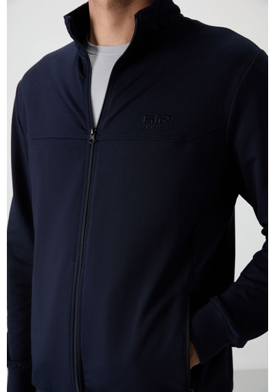 Tommy Life Troy İndigo Standart Kalıp Erkek Eşofman Takım - 85196 İndigo