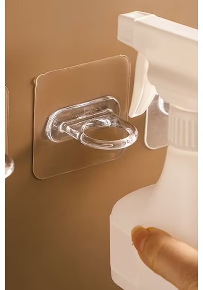 Kendinden Yapışkanlı Çok Amaçlı Mutfak Banyo Yatak Odası Ofis Askı Set 3lü Yapışkanlı Askı Beyaz