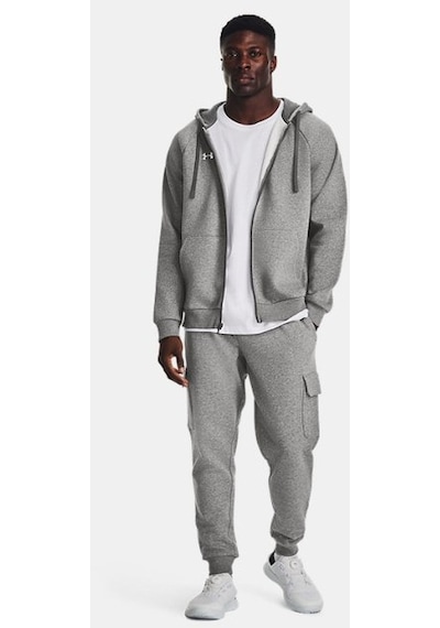 Under Armour Erkek UA Rival Fleece Tam Boy Fermuarlı Kapüşonlu Üst 1379767-025