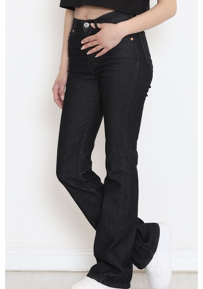 Mokashopin - İspanyol Paça Kot Pantolon Koyufüme - 18201.1431. 001