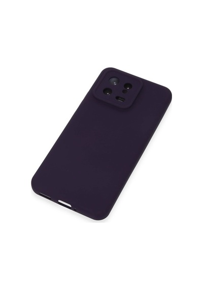 Newface Xiaomi Mi 13 Kılıf Nano İçi Kadife Silikon Lvsqvr - 47 - Mor