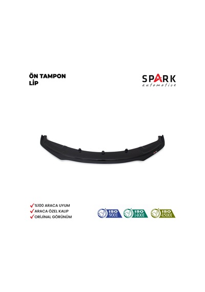 Bmw F30 Ön Tampon Lip Uyumlu 2011-2019 Siyah