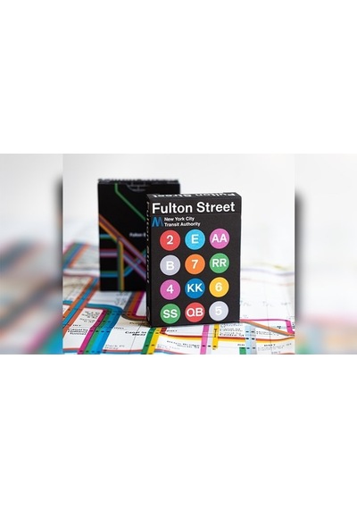 Bicycle Fulton Street Mta Black Edition Premium Oyun Kağıdı İskambil Kartları Destesi