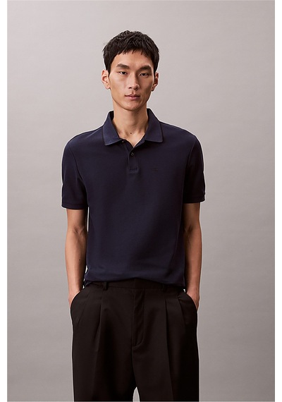 Calvin Klein Ss Refined Pique Tipped Classic Erkek Polo Yaka T-shirt Lacivert-24469