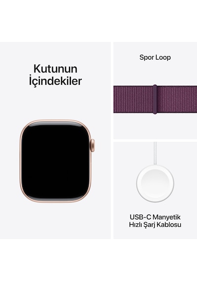 Apple Watch Series 10 GPS 46 MM Alüminyum Kasa Spor Loop Akıllı Saat (Apple Türkiye Garantili)