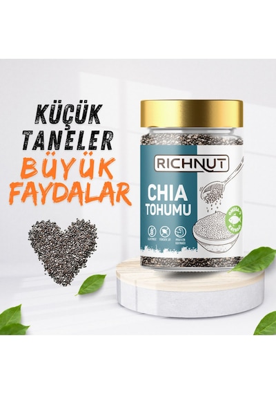Richnut Chia Tohumu Glütensiz