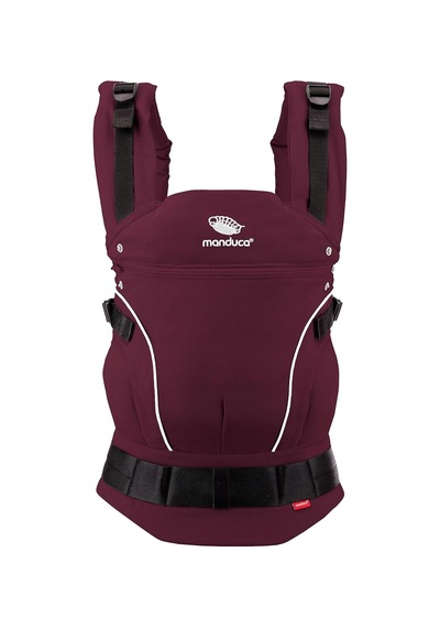 Manduca First Ergonomik Bebek Taşıyıcı 3 Taşıma Pozisyonu, Ayarlanabilir ve Konforlu Portbebe Bordo Tek Ebat