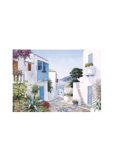 Keskin Puzzle 48 68 1000 Parça Akdeniz Evleri