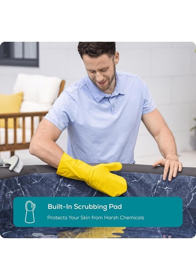 Bestway Temizlik Seti Lay Z Spa 3 Adet Ağ Temizleme Fırçası Ovma Eldiveni Çok Renkli