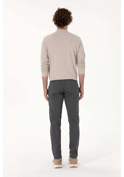 U.s. Polo Assn. Erkek Gri Pantolon Kanvas-chino 50316831-vr024 Gri