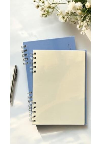 Fark Tanıtım Spiralli 80 Yaprak Noktalı A5 Defter, Not Defteri, Okul Defteri, 4 Farklı Renk Seçeneği 02 Placid Blue Açık Gri Fark Tanıtım Spiralli 80 Yaprak Noktalı A5 Defter, Not Defteri, Okul Defteri, 4 Farklı Renk Seçeneği 02 Placid Blue Açık Gri