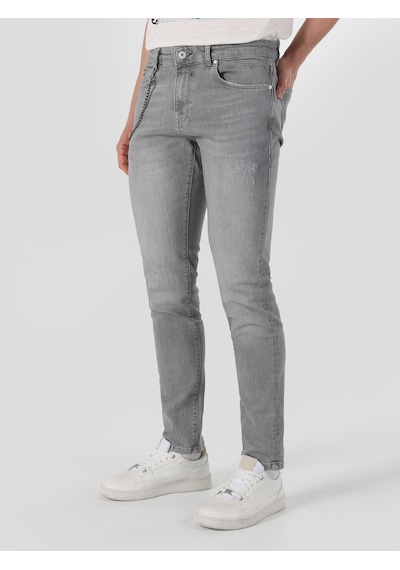Colin's 041 Danny Slim Fit Düşük Bel Düz Paça Gri Erkek Pantolon CL1064344_Q1.V1_DN42693