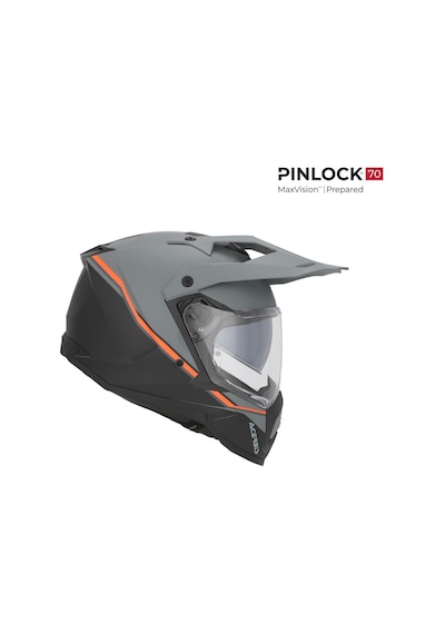Acerbis Assault Graphıc 22-06 Kask Siyah Turuncu
