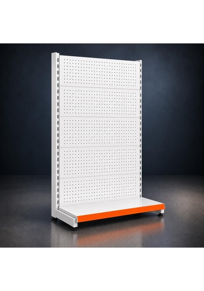 Hırdavat Rafı Ekonomik Tekli Duvar Ünitesi-bazasız H:220 Cm 40x75 Cm-antrasit Gri Çok Renkli