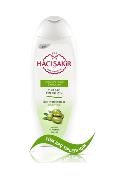 Hacı Şakir Zeytinyağlı Besleyici 2'si 1 Arada Şampuan 500 ML