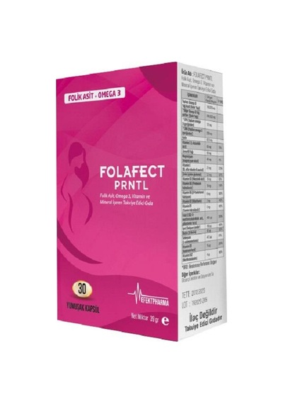 Umbrella Folafect PRNTL Folik Asit Omega 3 İçerikli 30 Yumuşak Ka