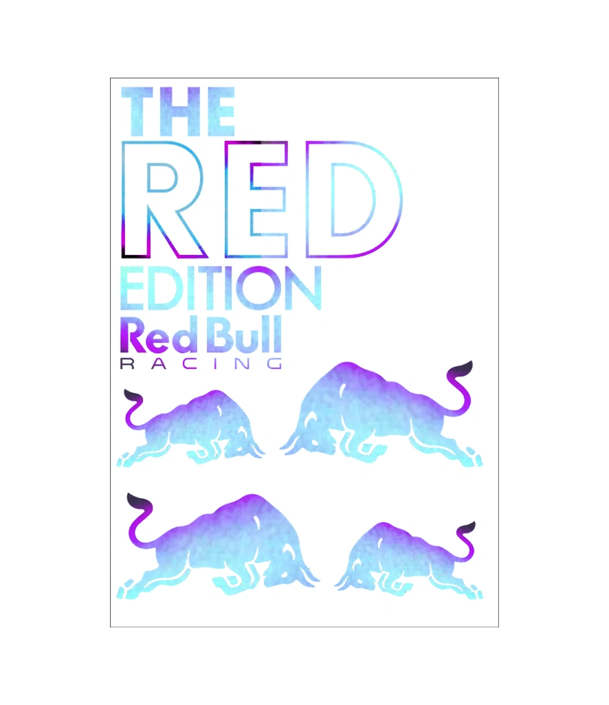 A4 Hologram Sticker 141 Red Tek Paket Sticker