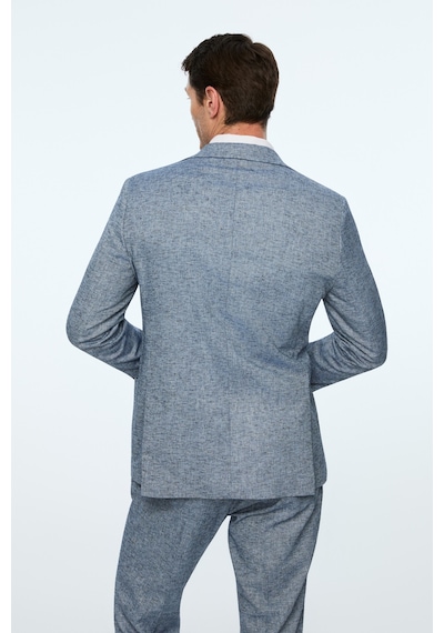 Morven Erkek Lacivert Keten Trend Desenli Slim Fit Mono Yaka Ceket 26ys002005200 Lacivert Morven Erkek Lacivert Keten Trend Desenli Slim Fit Mono Yaka Ceket 26ys002005200 Lacivert