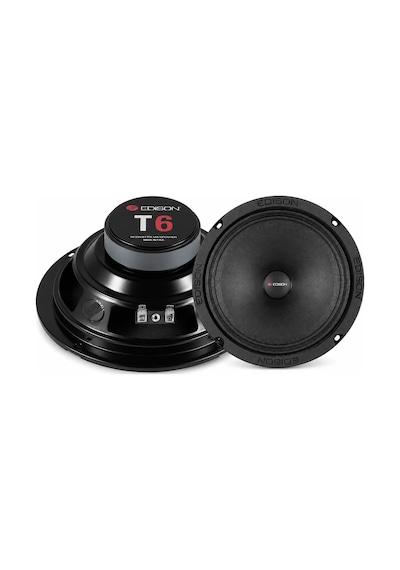 Edison Ed-t6 6.5" 16 Cm Midrange Hoparlör 80w Rms 400w Max 1" Voice Coil 4 Ohm