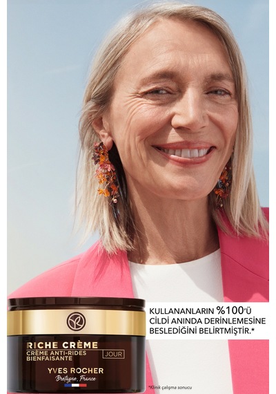Yves Rocher Gündüz Kremi - Besleyici Yaşlanma Karşıtı Değerli Yağ Bakımı / Riche Crème-26273 50 Ml