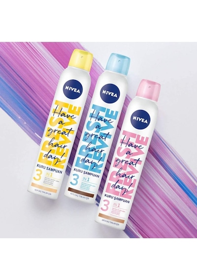 Nıvea Orta Saç Tonları İçin Kadın Kuru Şampuan 200 Ml Personal Care 1 KG