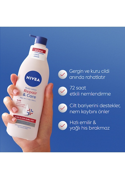 Nıvea Repair &care Vücut Losyonu 400ml X 2 Adet