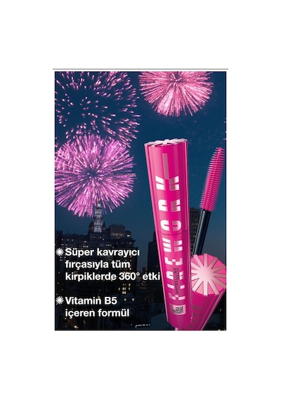 Lash Sensational Firework Maskara - Siyah Electro Black