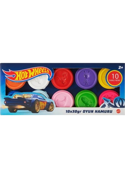 Hhj38 - Hot Wheels 10x30gr Oyun Hamuru