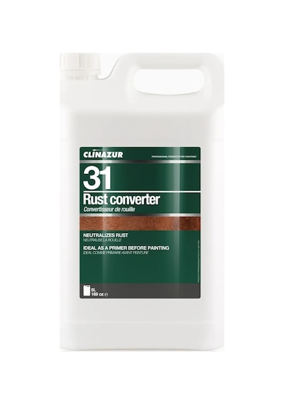 Clin Azur 31 - 5 Lt Pas Dönüştürücü - Pası Silmeyin, ''dönüştürün'': Metal Aksamlarınız İçin Profesyonel Zırh Clin Azur 31 - 5 Lt Pas Dönüştürücü - Pası Silmeyin, ''dönüştürün'': Metal Aksamlarınız İçin Profesyonel Zırh