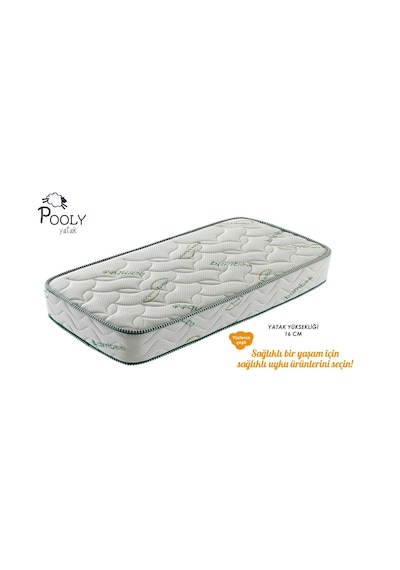Pooly Ortopedik Yaylı Bamboo Bebek Yatağı 90 x 190 CM