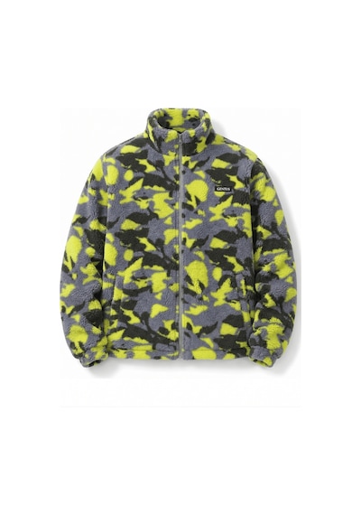 Genius Store Oversize Peluş Erkek İçi Polarlı Tam Fermuarlı Sherpa Sonbahar Kış Kadın Polar Sweatshirt Oversıze-pelus Sarı