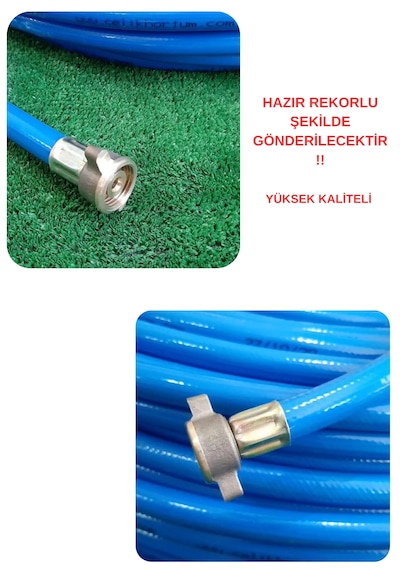 8 Mm Rekorlu Pülverizatör Basınçlı İlaçlama Hortumu - 20 Metre - 75 Bar - Yüksek Kalite 20 M