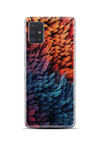 Samsung Galaxy Uyumlu A31 Kılıf Boutique Baskılı Resimli Yapraklar Pcode -090