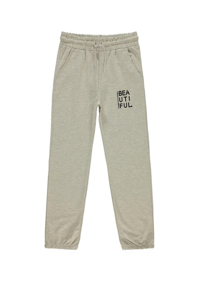 Civil Girls Basic 10-13 Yaş Eşofman Altı - Ekru Ekrumelanj