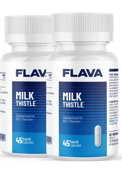 Milk Thistle - 45 Kapsül X 2 Adet