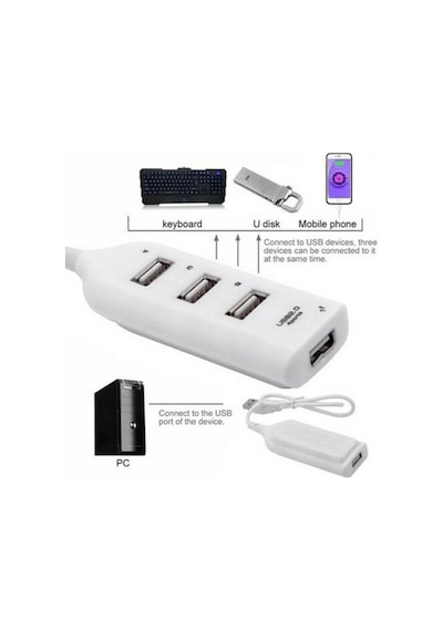 4 Port USB 2.0 Hub - USB Çoklayıcı Yüksek Hız Pc Laptop