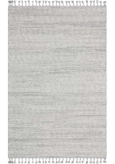 Soho Sh 01 Grey Hav Vermeyen Özel Ipler Ile Üretilen Etnik Örgü Desenlere Sahip Makine Halısı