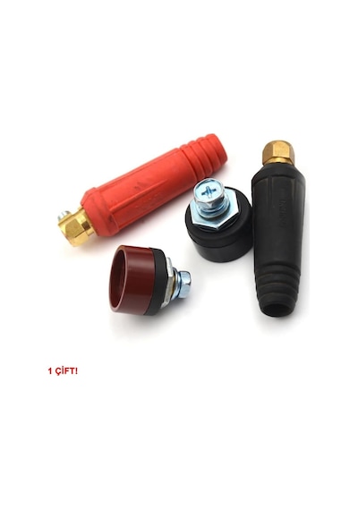 Dkj10-25 200a Konnektör Çift 10-25mm2 Kablo Yüksek Akım Kilitli Panel Tip Konnektör Kaynak Makinesi Hızlı Bağlan
