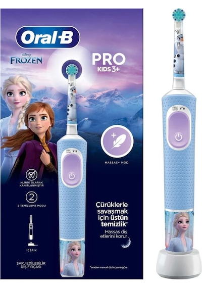 Oral-b Vitality Pro Frozen Özel Seri Çocuklar İçin Şarj Edilebilir Diş Fırçası