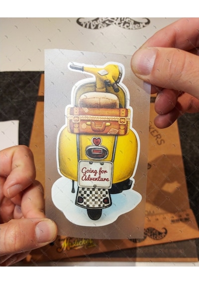 Vsp53 Vintage Scooter Sticker