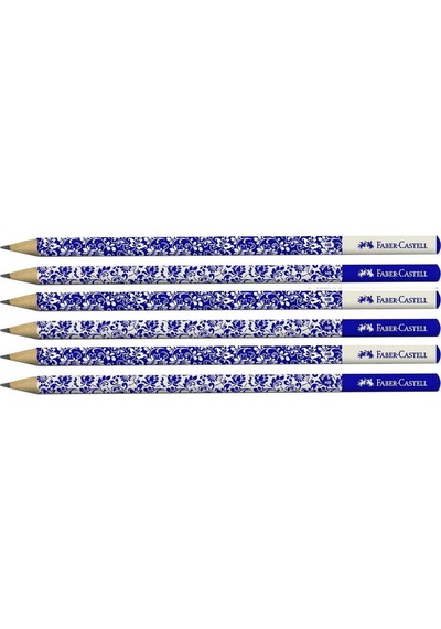 Faber Floral Yuvarlak Kurşun Kalem 6 Lı Paket 5244119240 Nocolor-6c625b5a