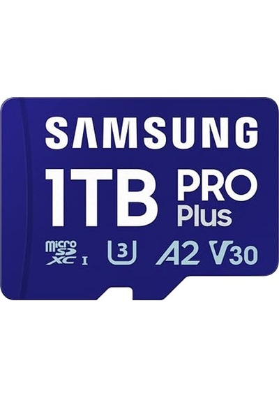 Samsung Uyumlu  Pro Plus Mb-md1t0sa/eu Microsdxc Hafıza Kartı 1 Tb 180 Mb/s'ye Kadar Okuma Hızı