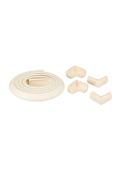 Agubugu Baby Agu-049 Krem Jumbo Kenar + Köşe Koruyucu - Krem, Beyaz